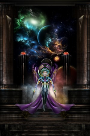 The Elegance Of Trilia Fractal Portrait NSE